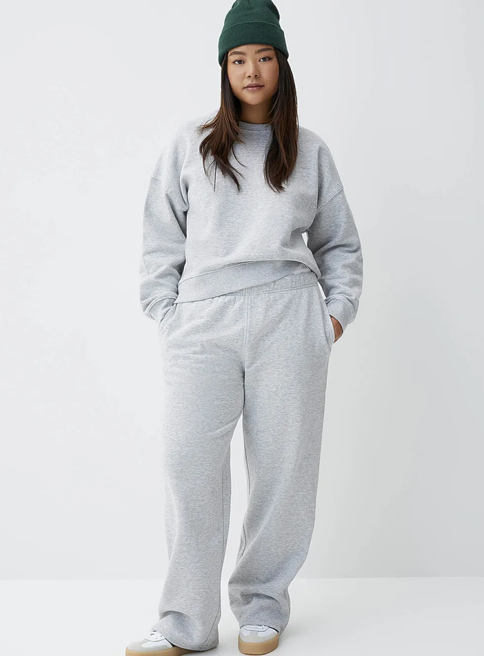 Straight-leg fleece pant