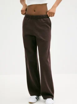 Straight-leg fleece pant