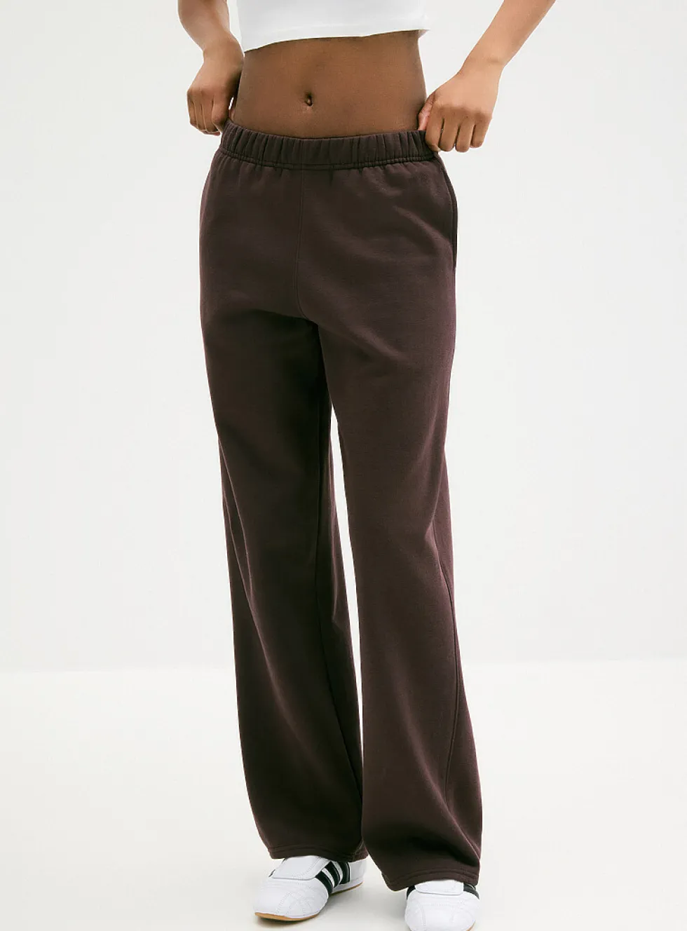 Straight-leg fleece pant