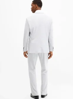 Stretch piqué suit