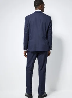 Stretch piqué suit