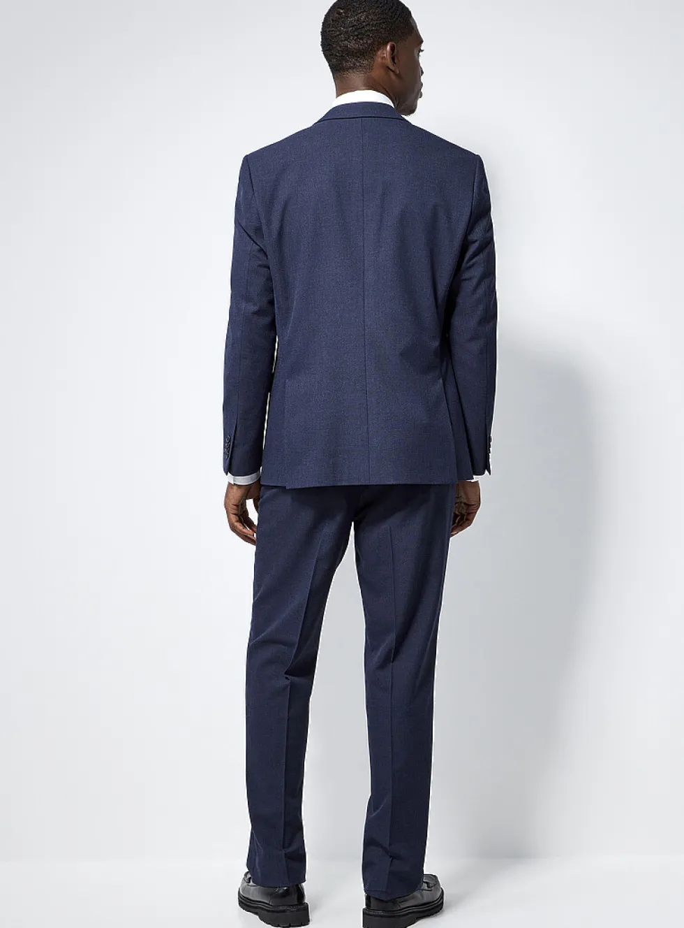 Stretch piqué suit