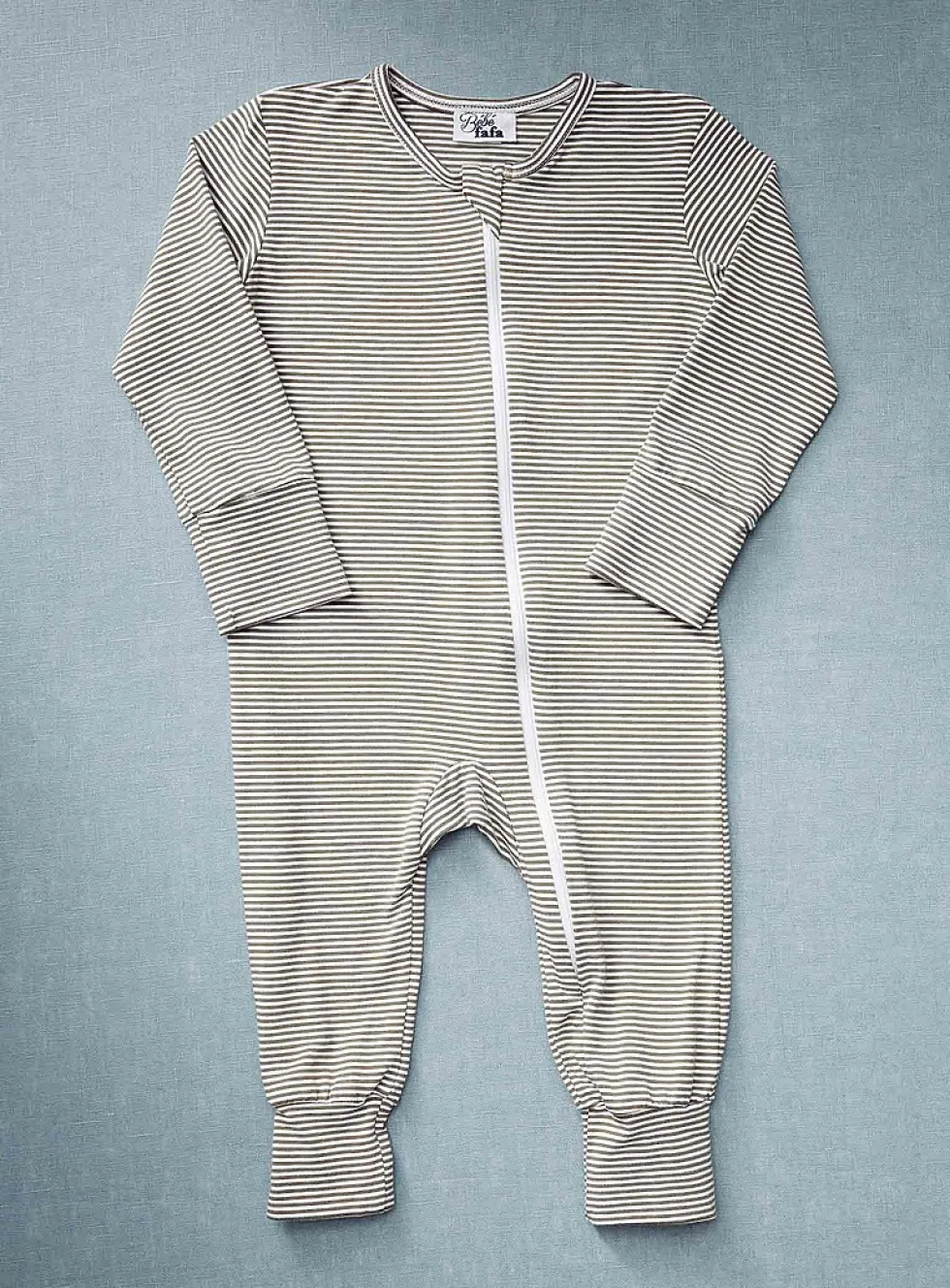 Striped grow-with-me pyjama