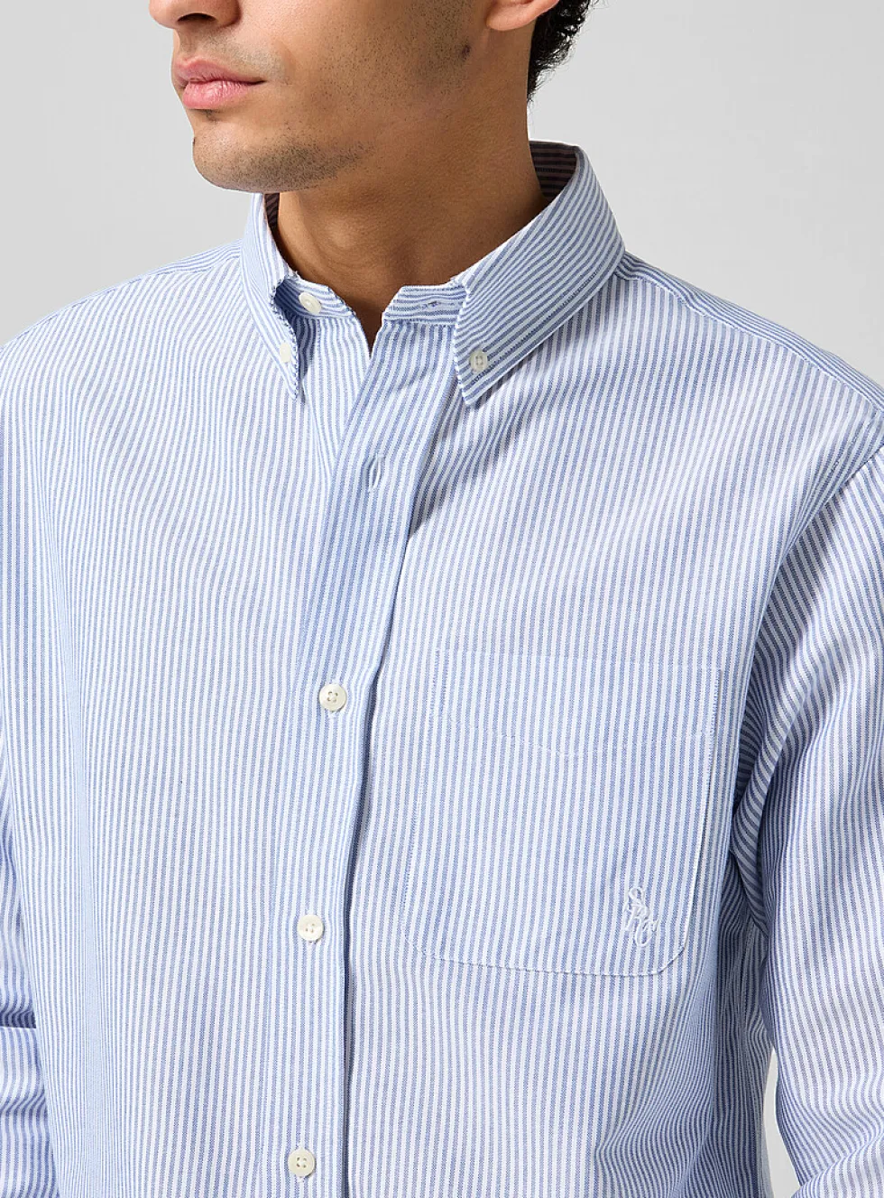 Striped Oxford shirt