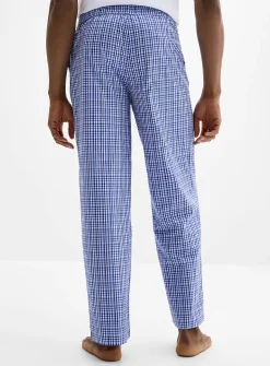 Striped poplin pyjama pant