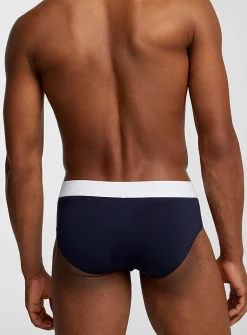 Striped-band brief