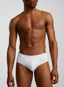 Striped-band brief