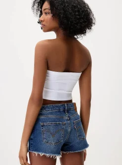 Studded triangular tube top