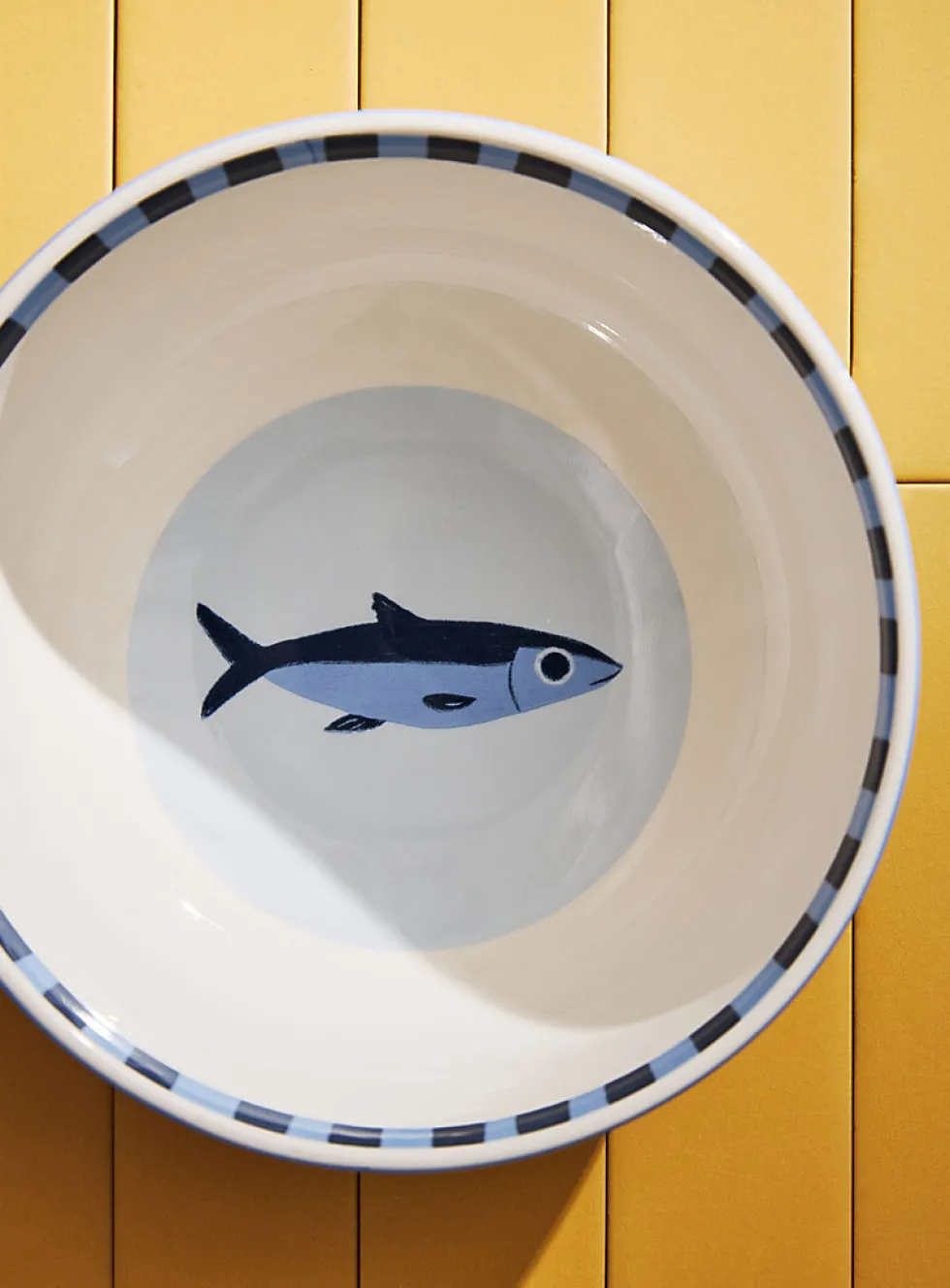 Summer pattern large bowl