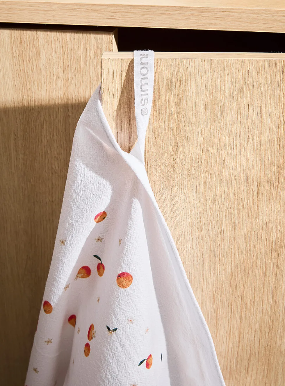 Summer patterned tea towel