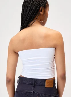Summery double-layer tube top