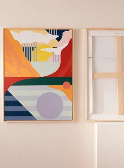 Sunny abstraction art print