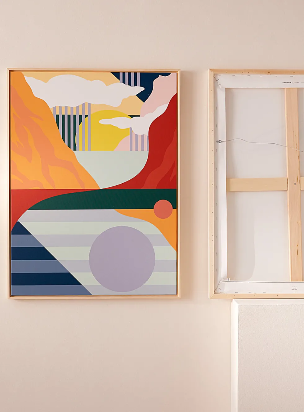 Sunny abstraction art print