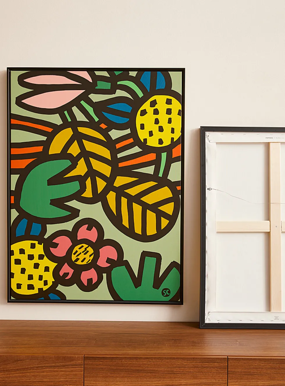Sunny bloom art print