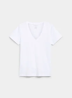 SUPIMA® cotton V-neck T-shirt