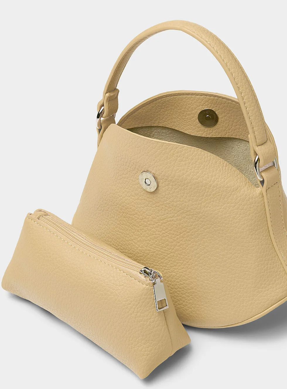 Supple small evening bag
