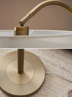 Swivel-shade minimalist floor lamp