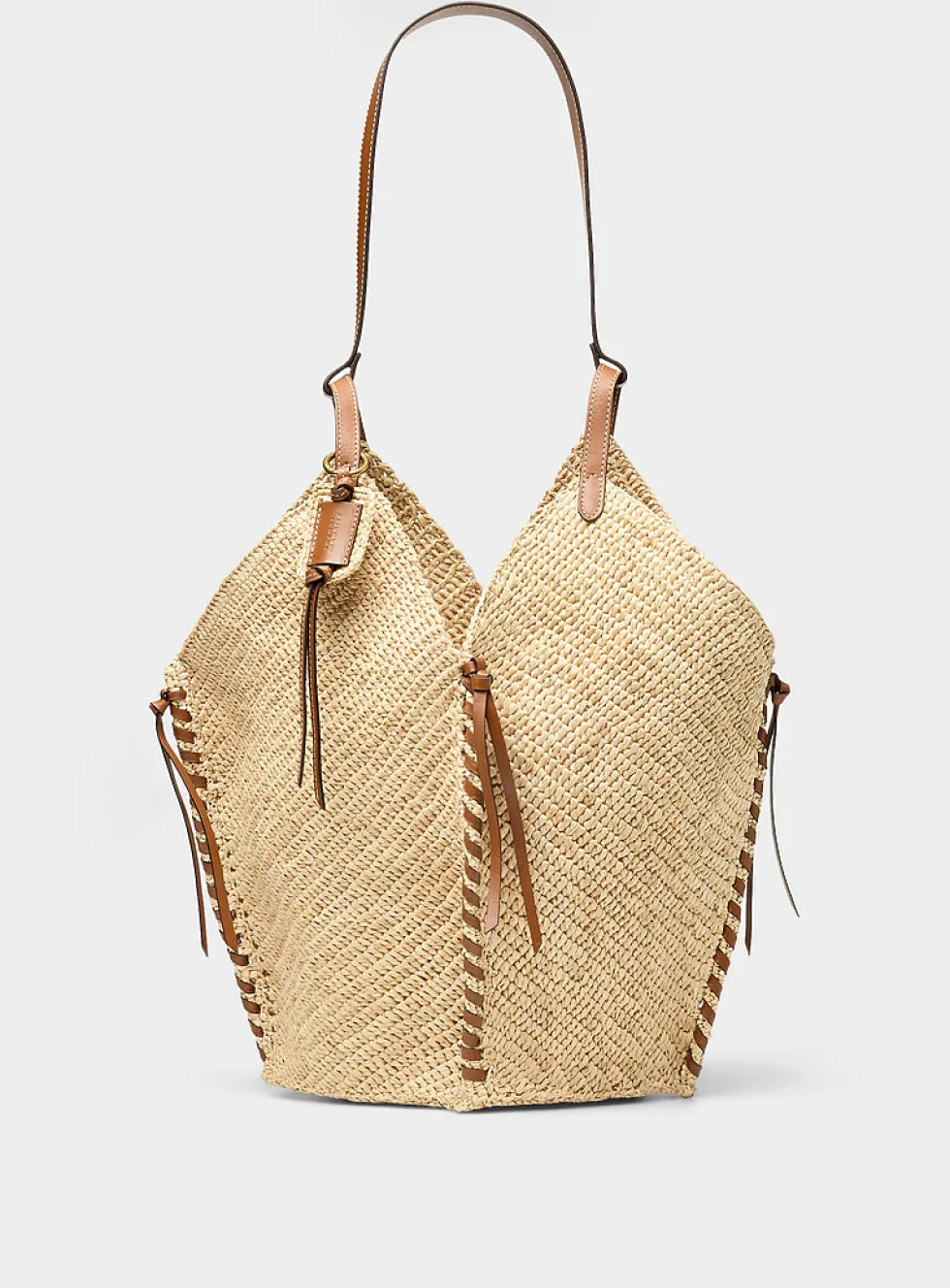 Tampa raffia tote bag