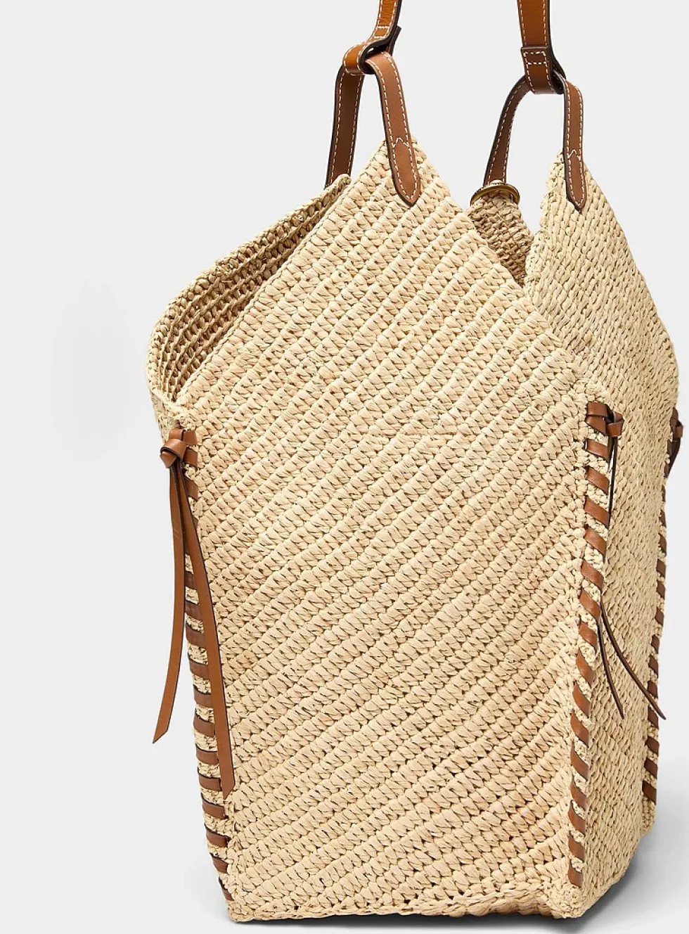 Tampa raffia tote bag