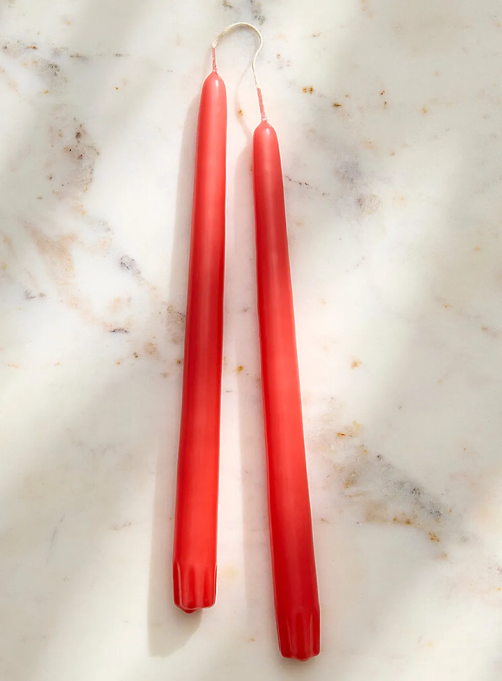 Taper colourful elongated candles