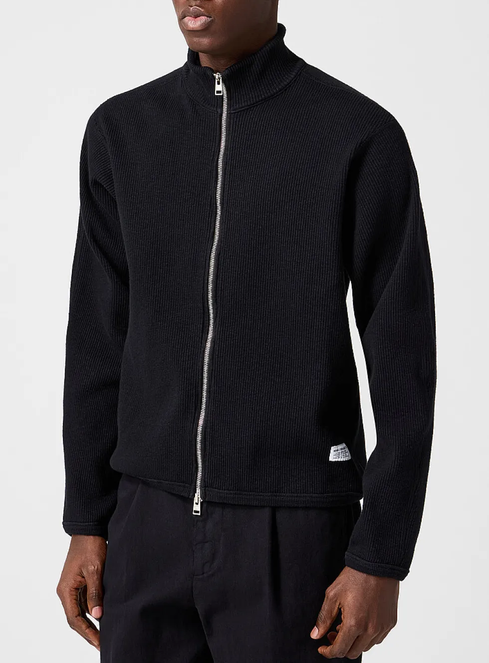 Teno ribbed zip-up cardigan