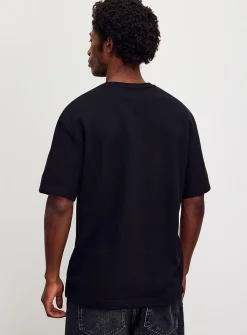 Textured jersey T-shirt