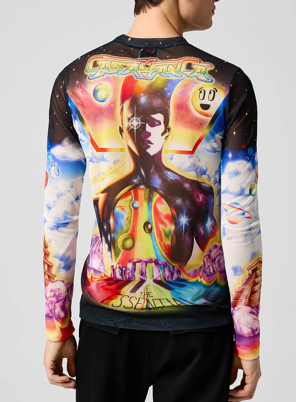 The Essential Experience long-sleeve mesh T-shirt