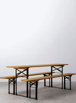 The Original outdoor table and bench set