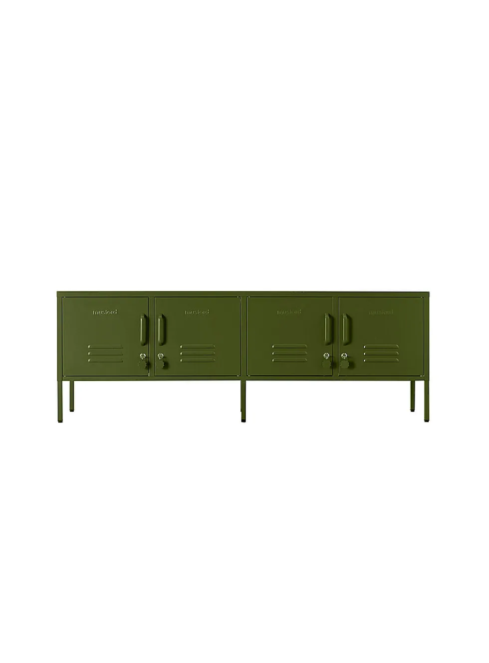 The Standard storage units metallic TV unit