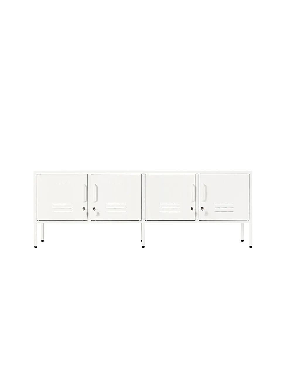 The Standard storage units metallic TV unit