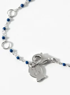 Thin coloured beaded bracelet