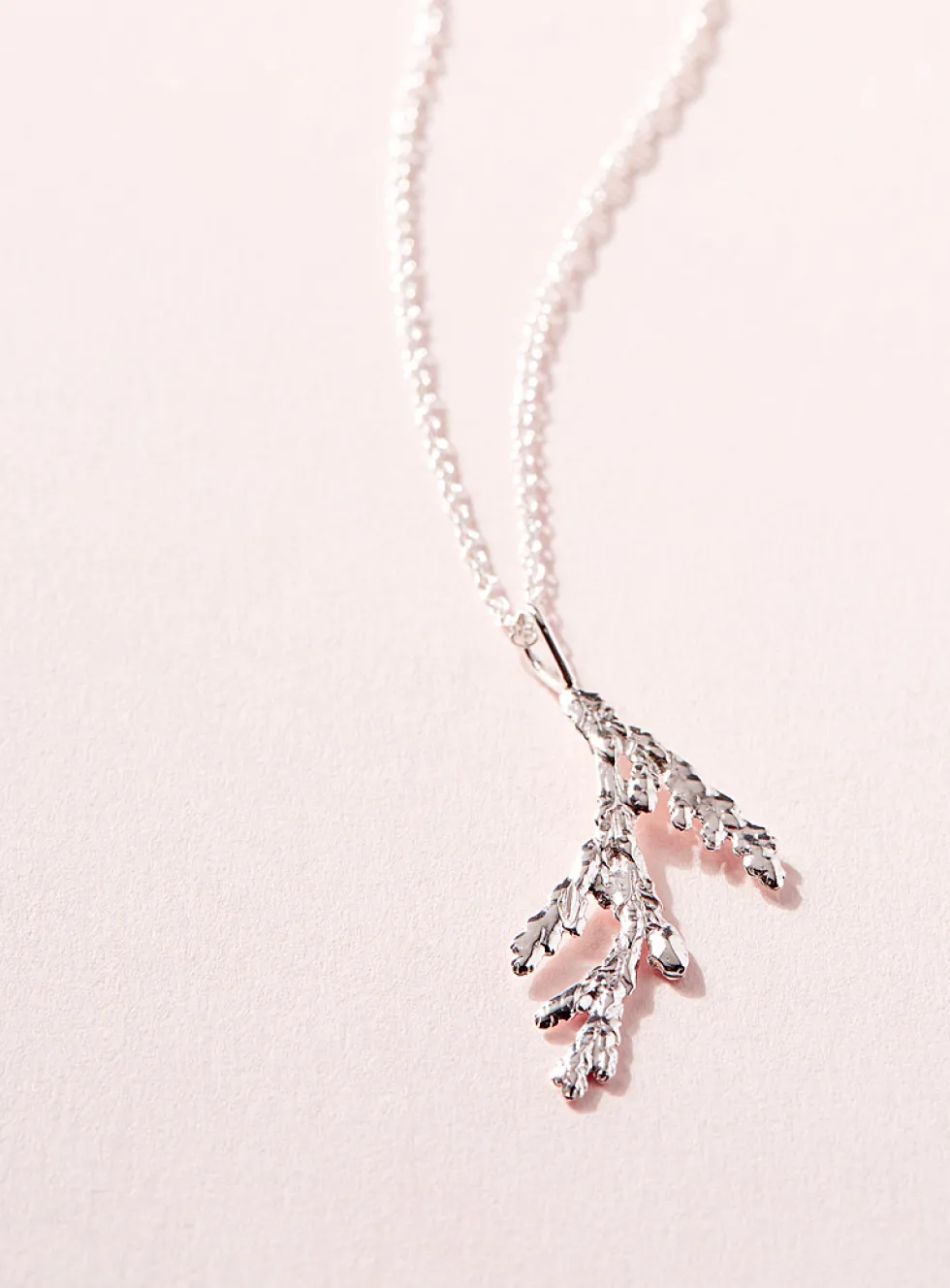 Thuja cedar pendant necklace
