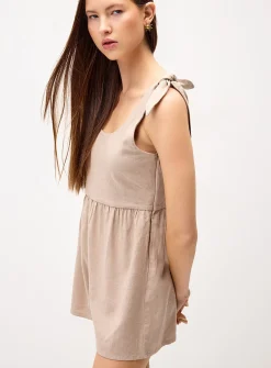Tie-strap romper