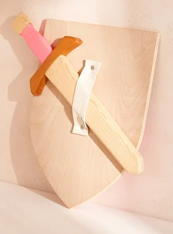 Toy unicorn shield and sword set