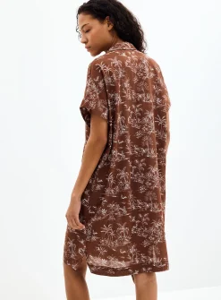 Tropical expression flowy nightshirt