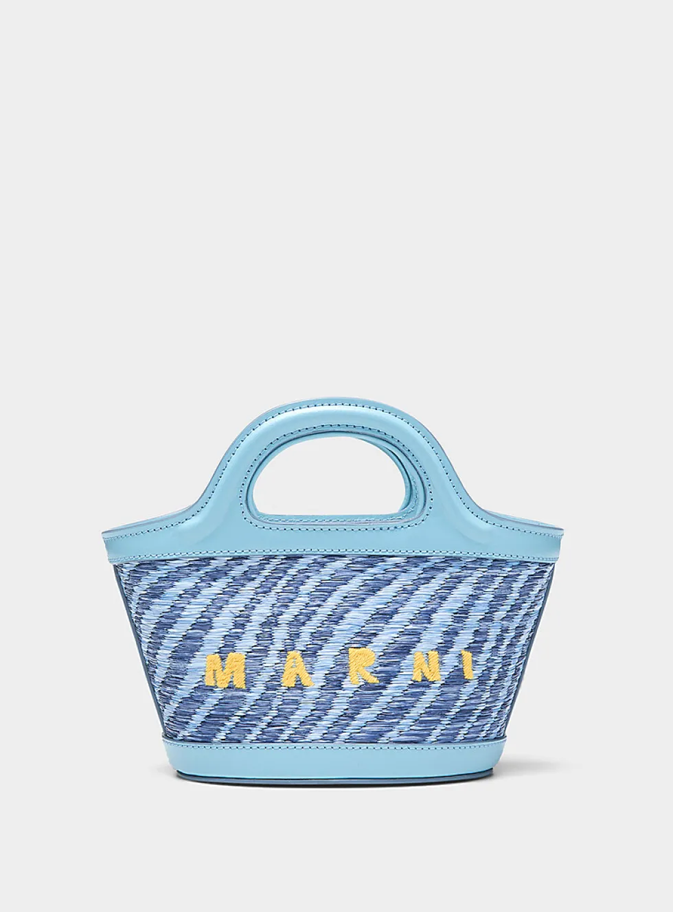 Tropicalia zebra stripes small bucket bag