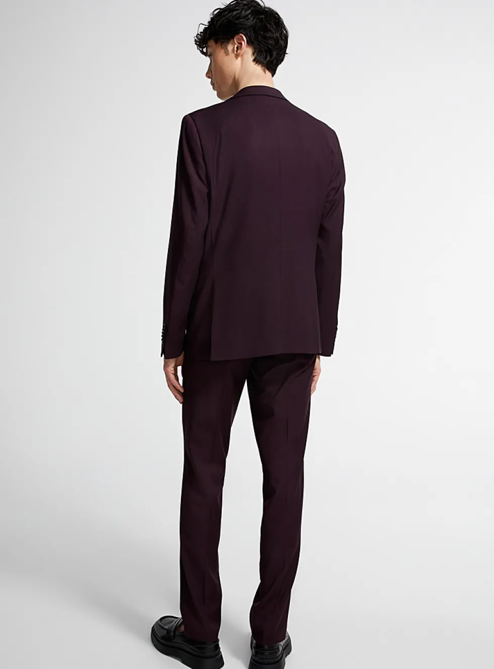 Twill minimalist suit