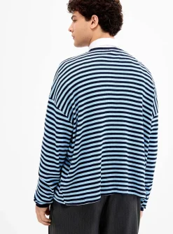 Twin-stripe waffle T-shirt