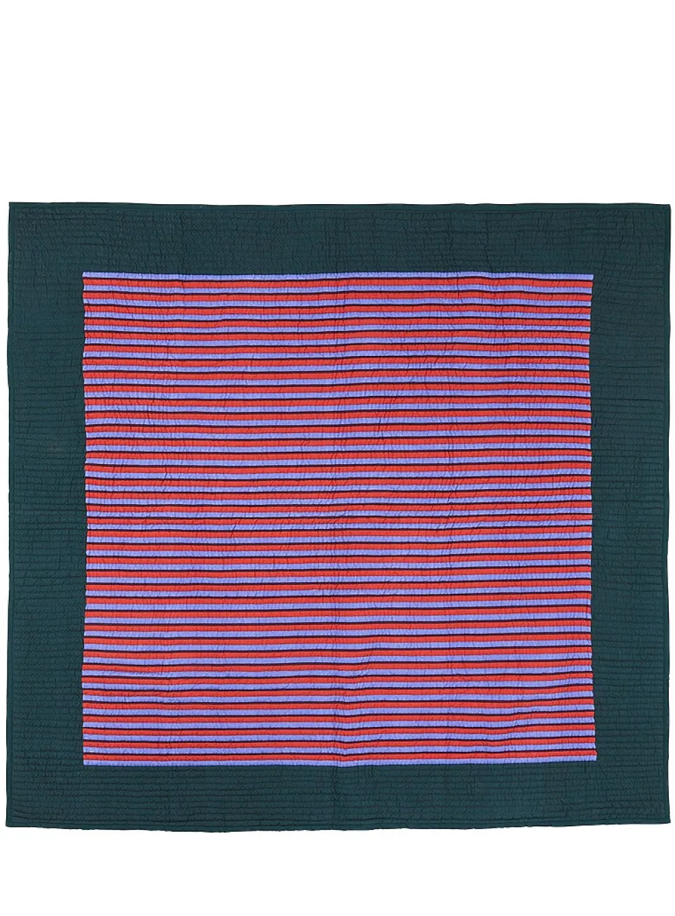 Twist striped quilted bedspread