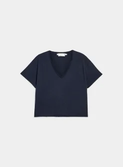 Ultra-soft cropped boxy tee