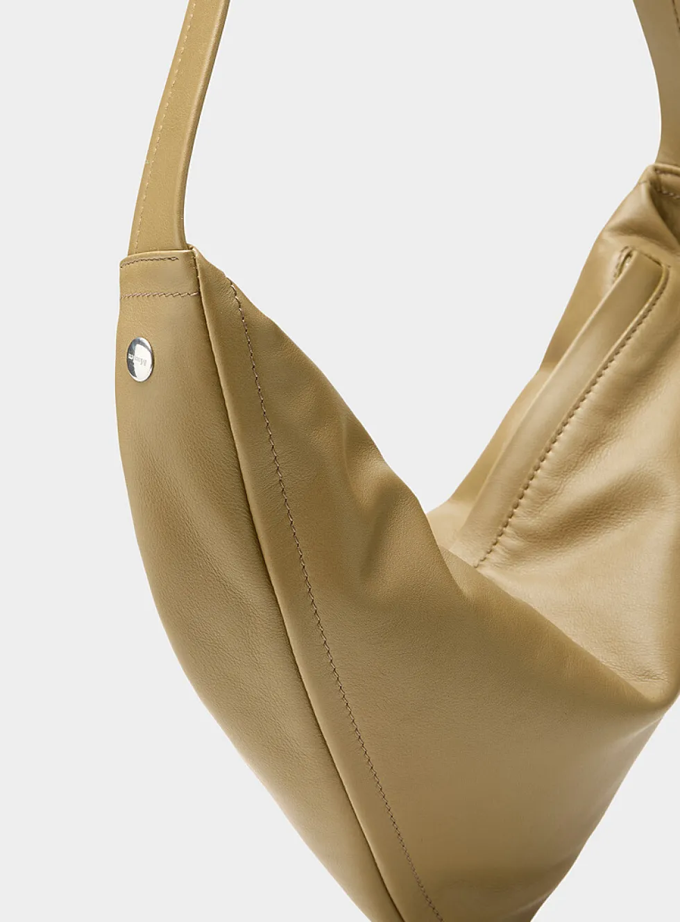 Vancouver leather triangular bag