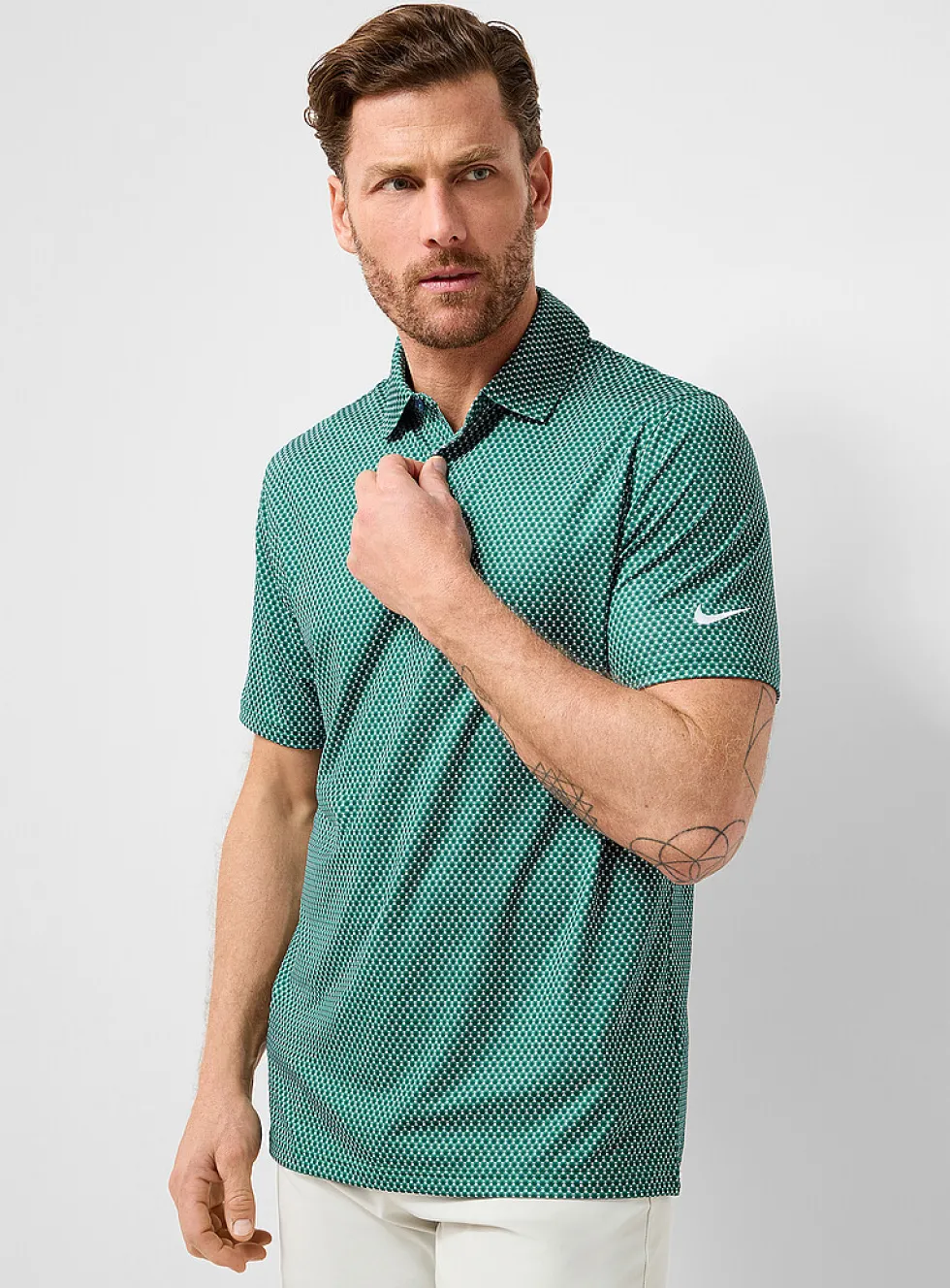 Velocity floral cool-feel golf polo