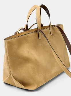 Vera sable suede tote bag