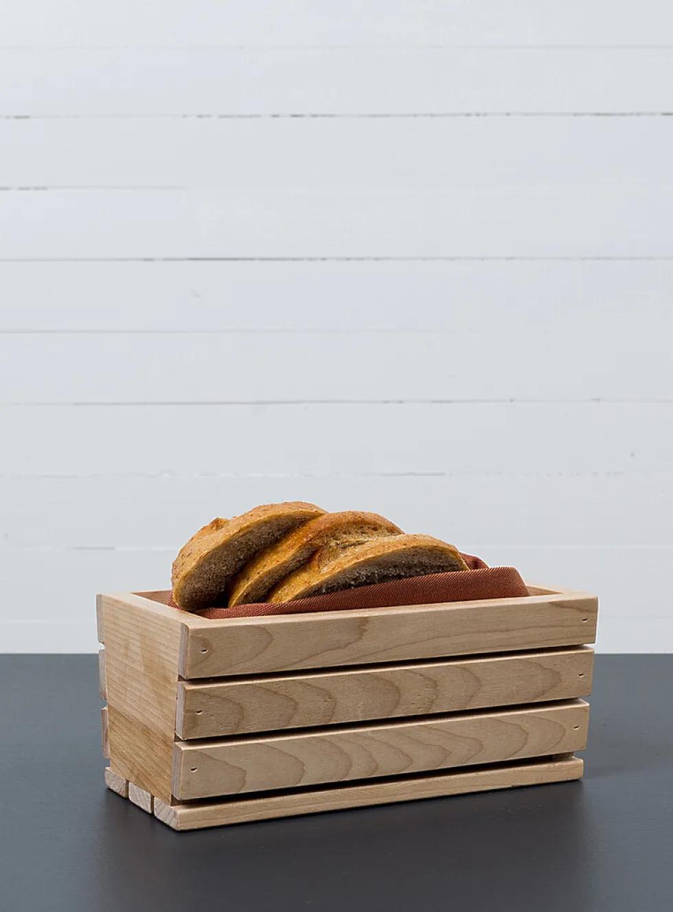 Wooden bread basket