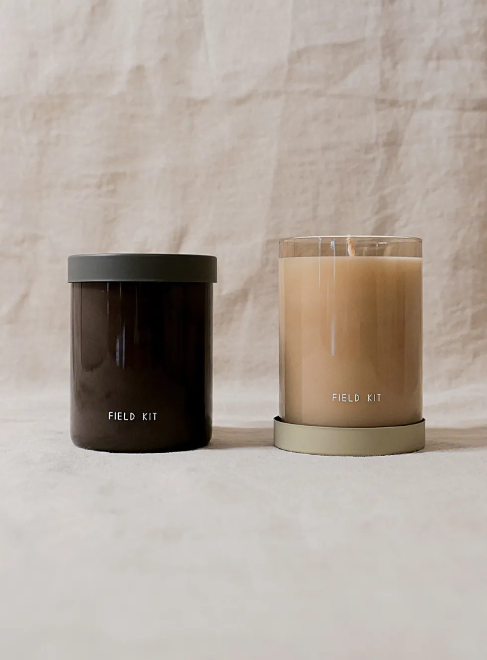 Woody scented candle set