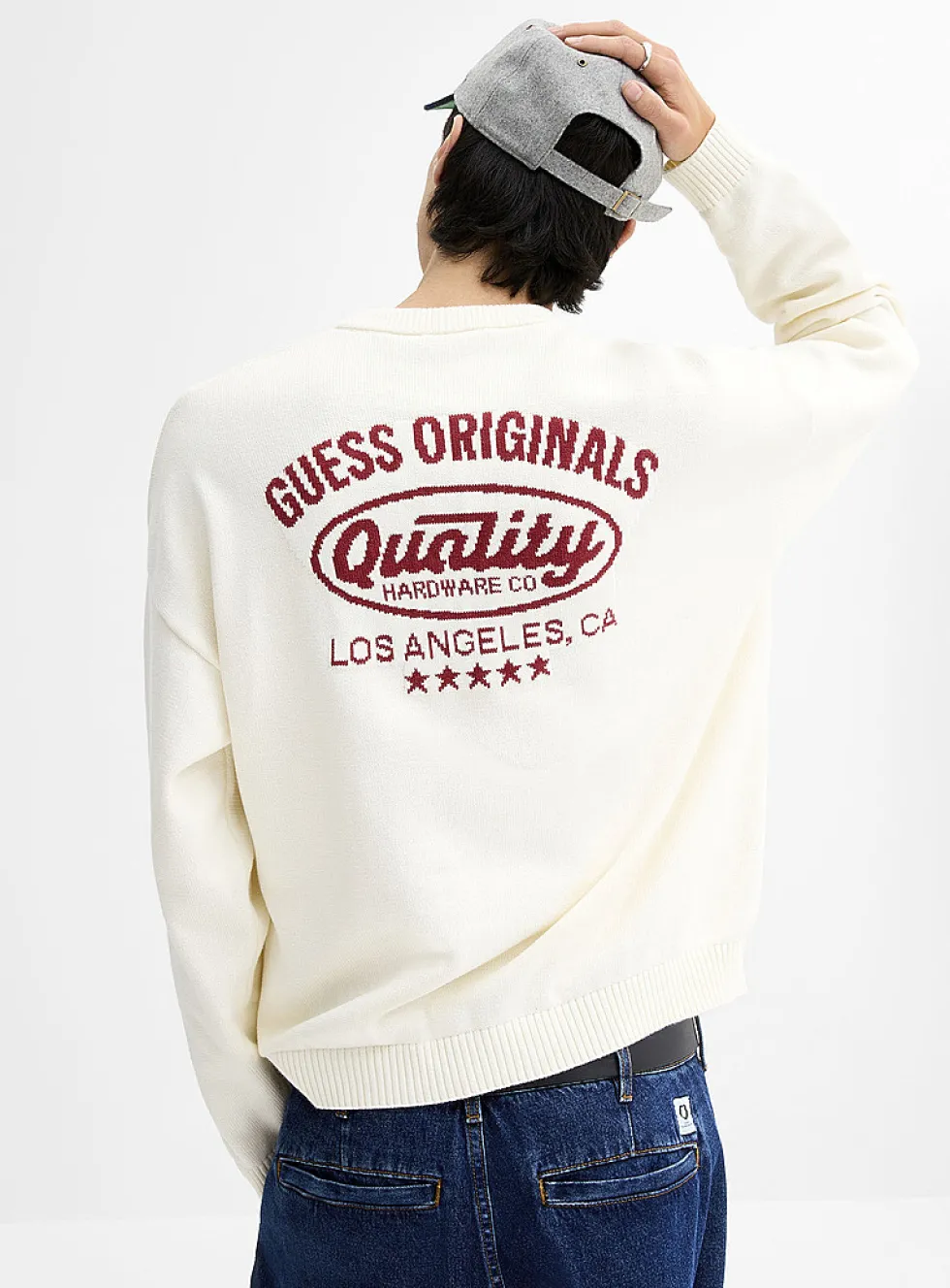 Workshop jacquard logo sweater