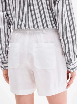 XL pockets pure linen short