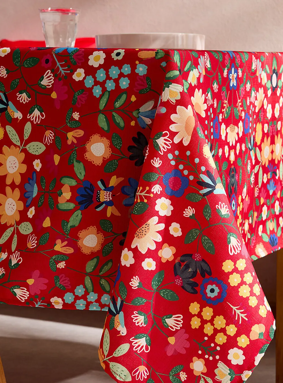 Yucatan flowers tablecloth