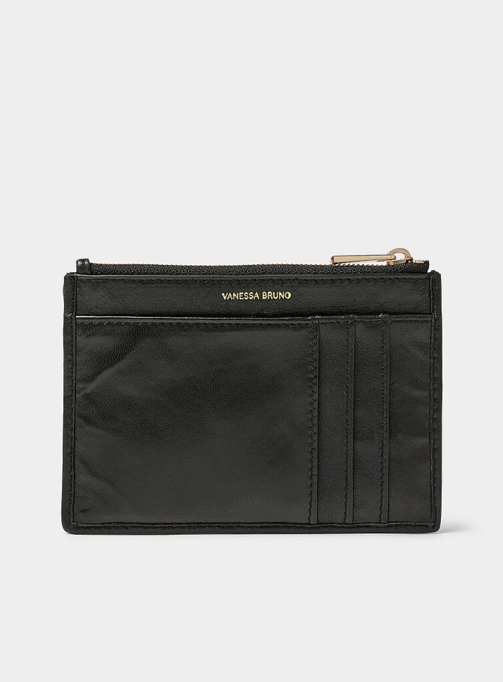 Zipped braided card holder
